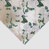 Vintager Käfer und Blume Seidenpapier (Ausschnitt)