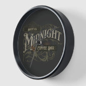 Vintager Kaffee-Bar Uhr (Winkel)