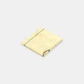 Vintager Kaffee-Büstenhalter mit klebrigen Notizen (angewinkelt)