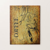 Vintager Kaffee-Cup Puzzle (Vertikal)