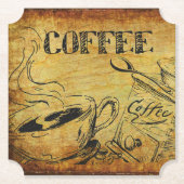Vintager Kaffee-Cup Untersetzer (Vorderseite)