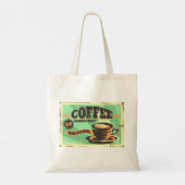 Vintager Kaffee immer heiße Tasche (Rückseite)