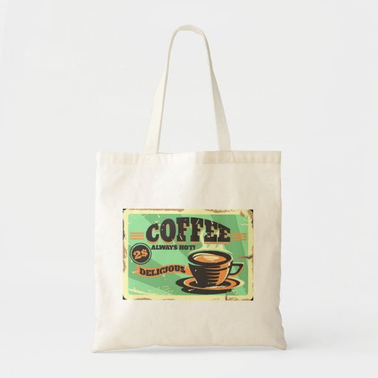 Vintager Kaffee immer heiße Tasche (Vorne)