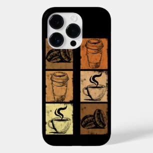 Vintager Kaffee, Koffeinsüchtige Case-Mate iPhone 14 Pro Hülle