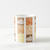 Vintager Kaffee, Koffeinsüchtige Kaffeetasse (Mittel)