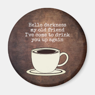 Vintager Kaffee Lover Zitat Magnet