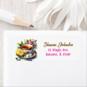 Vintager Kaffee- oder Teecup mit Blume (Insitu)