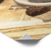 Vintager Kaffee Poster (Ecke)