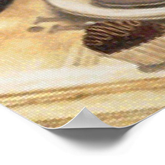 Vintager Kaffee Poster (Ecke)