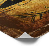 Vintager Kaffee Poster (Ecke)