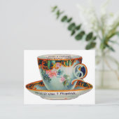 Vintager Kaffee Postkarte (Stehend Vorderseite)