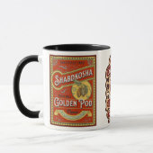 Vintager Kaffee Shadbkosha und Kakaobraun Tasse (Links)