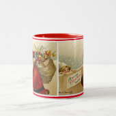 Vintager Kaffee-Tasse-Cup Zweifarbige Tasse (Mittel)