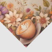 Vintager Kaffeedekor Seidenpapier (Detail)