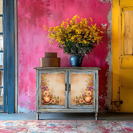 Vintager Kaffeedekor Seidenpapier