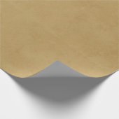 Vintager Kaffeefleck aus Altpapier Geschenkpapier (Ecke)