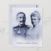 Vintager Kaiser und Kaiser von Deutschland Postkarte (Vorne/Hinten)