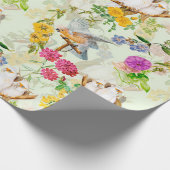 Vintager Kakadu-Dschungel 3 Geschenkpapier (Ecke)