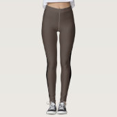 Vintager Kakaobrinnenstreifen Leggings (Vorderseite)