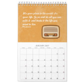 Vintager Kalender (Jan 2027)