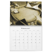 Vintager Kalender der Zusammensetzungs-2016 (Feb 2027)