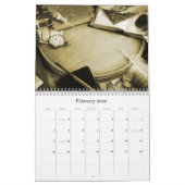 Vintager Kalender der Zusammensetzungs-2016 (Feb 2026)