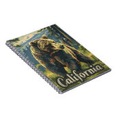 Vintager kalifornischer Bär Notizblock (Rechte Seite)