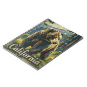 Vintager kalifornischer Bär Notizblock (Linke Seite)