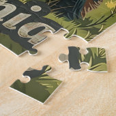 Vintager kalifornischer Bär Puzzle (Seite)