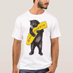 Vintager kalifornischer Bärenhaufen T-Shirt