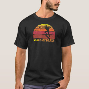 Vintager kalifornischer Skateboard Lifestyle T-Shirt