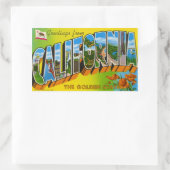 Vintager kalifornischer Sticker (Tasche)
