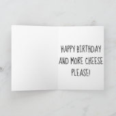 VINTAGER KAMERA TYP SAY KÄSE VINTAG KARTE (Innenseite)