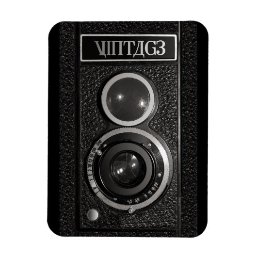 Vintager Kameraeffekt auf flexibler Darstellung Magnet (Vertikal)