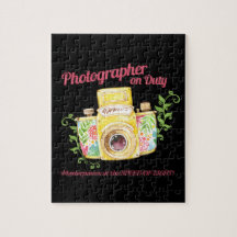 Vintager Kameraentwurf des Fotografen im Dienst