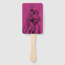 Vintager Kampf um den Liebe-Stolperlüfter Fächer