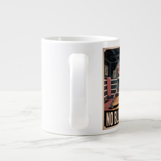 Vintager Kampfflugzeug - kein Kleingeld Jumbo-Tasse (Rückseite)