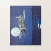 Vintager Kampfflugzeug Puzzle (Vertikal)