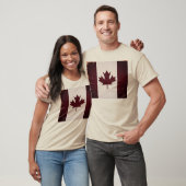 Vintager Kanada-Flaggen-T - Shirt (Unisex)