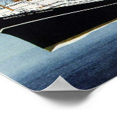 Vintager kanadischer Pazifik verbindet China Poster (Ecke)