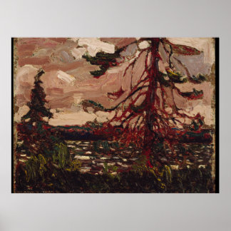 Vintager kanadischer Tom Thomson Landschaftsbaum P Poster