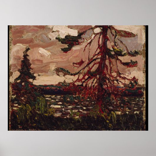 Vintager kanadischer Tom Thomson Landschaftsbaum P Poster (Vorne)