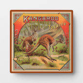 Vintager Kangaroo-Werbetafel Fotoplatte (Vorderseite)