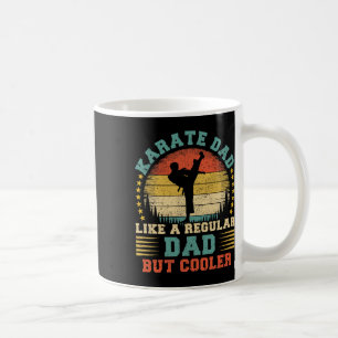 Vintager Karate Vater wie ein regelmäßiger Vater K Kaffeetasse