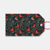 Vintager Kardinal Geschenkanhänger (Vorderseite (Horizontal))