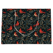 Vintager Kardinal Große Geschenktüte (Vorderseite)