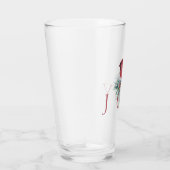 Vintager Kardinal Weihnachtsfeiertag Glas (Rechts)
