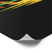 Vintager karibischer Inselurlaub Poster (Ecke)