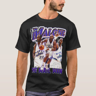 Vintager KARL MALONE Die Mail Man Basketball Legen T-Shirt