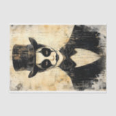 Vintager Karneval-Noir-Charakter BC2 Decoupage Seidenpapier (Vorderseite)